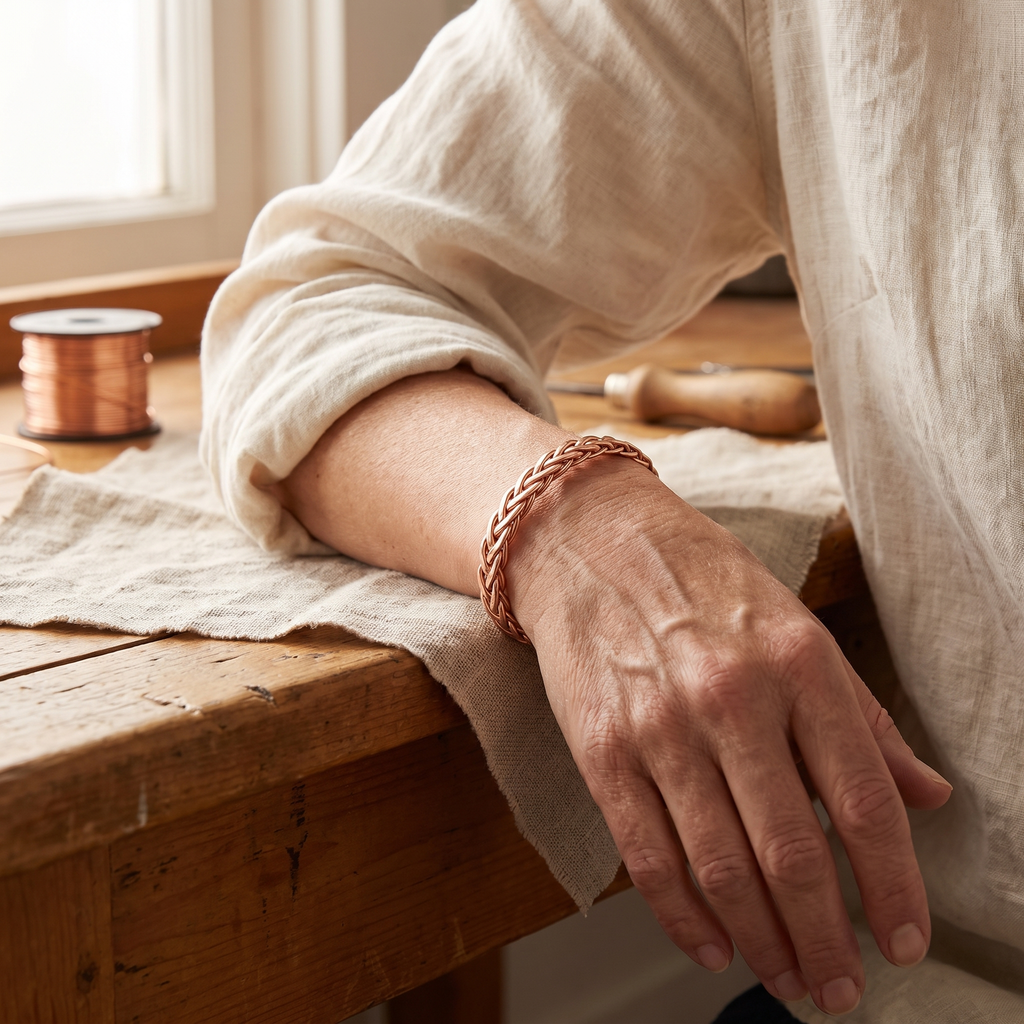 Vera's Bramble Copper Bracelet