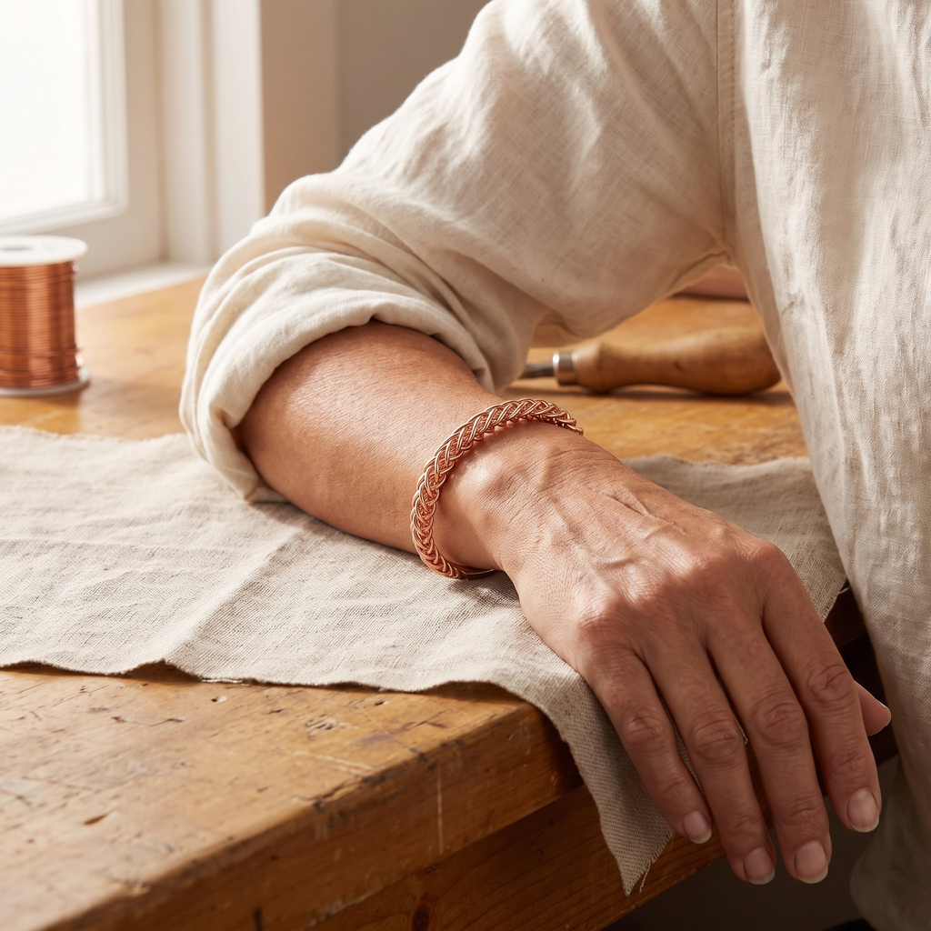 Vera's Fox Copper Bracelet