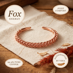 Vera's Fox Copper Bracelet