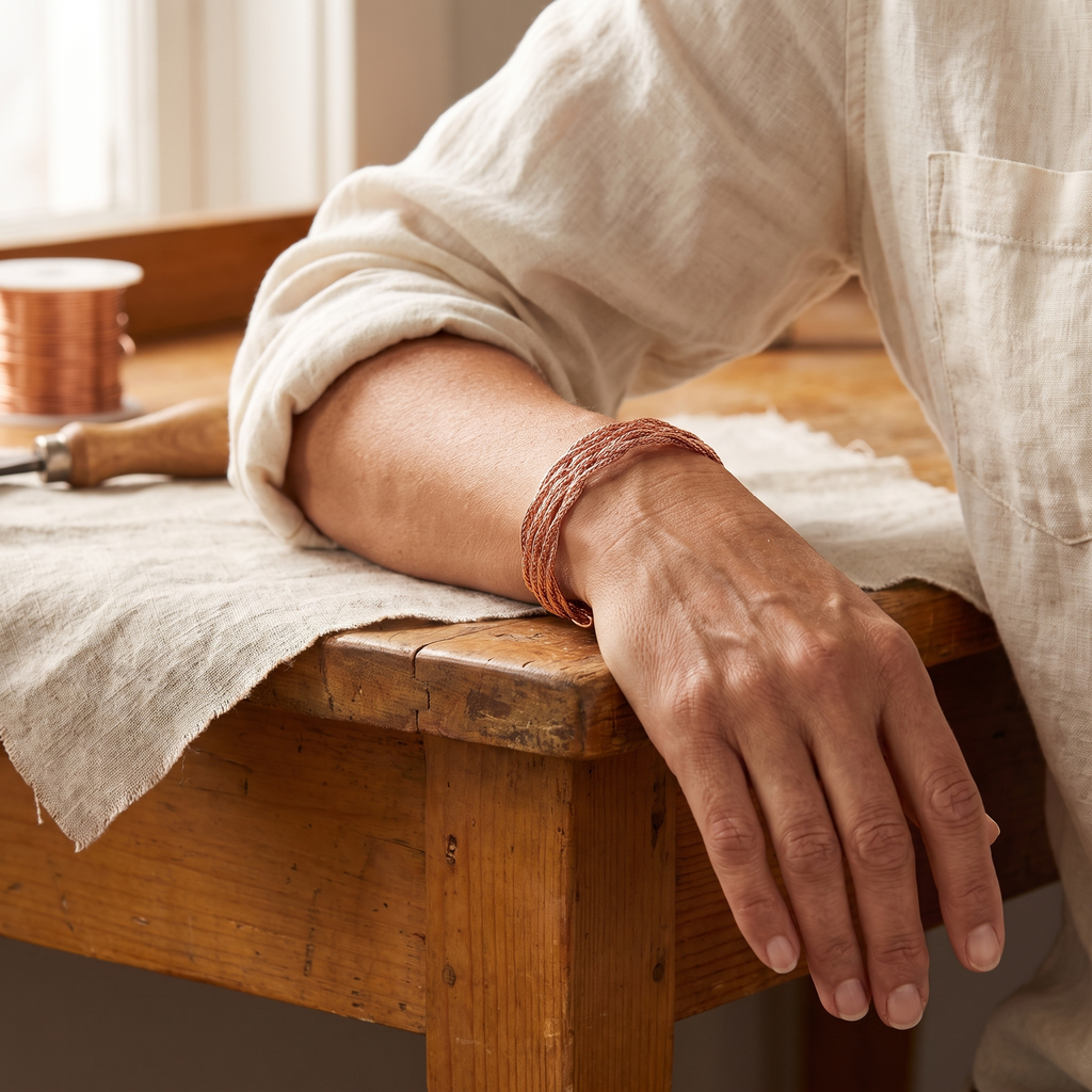 Vera's Elk Copper Bracelet