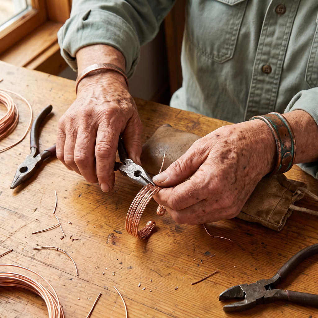 Vera's Swift Copper Bracelet