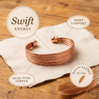 Vera's Swift Copper Bracelet