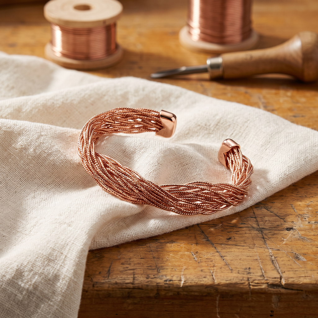 Vera's Finch Copper Bracelet
