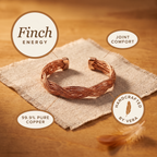 Vera's Finch Copper Bracelet