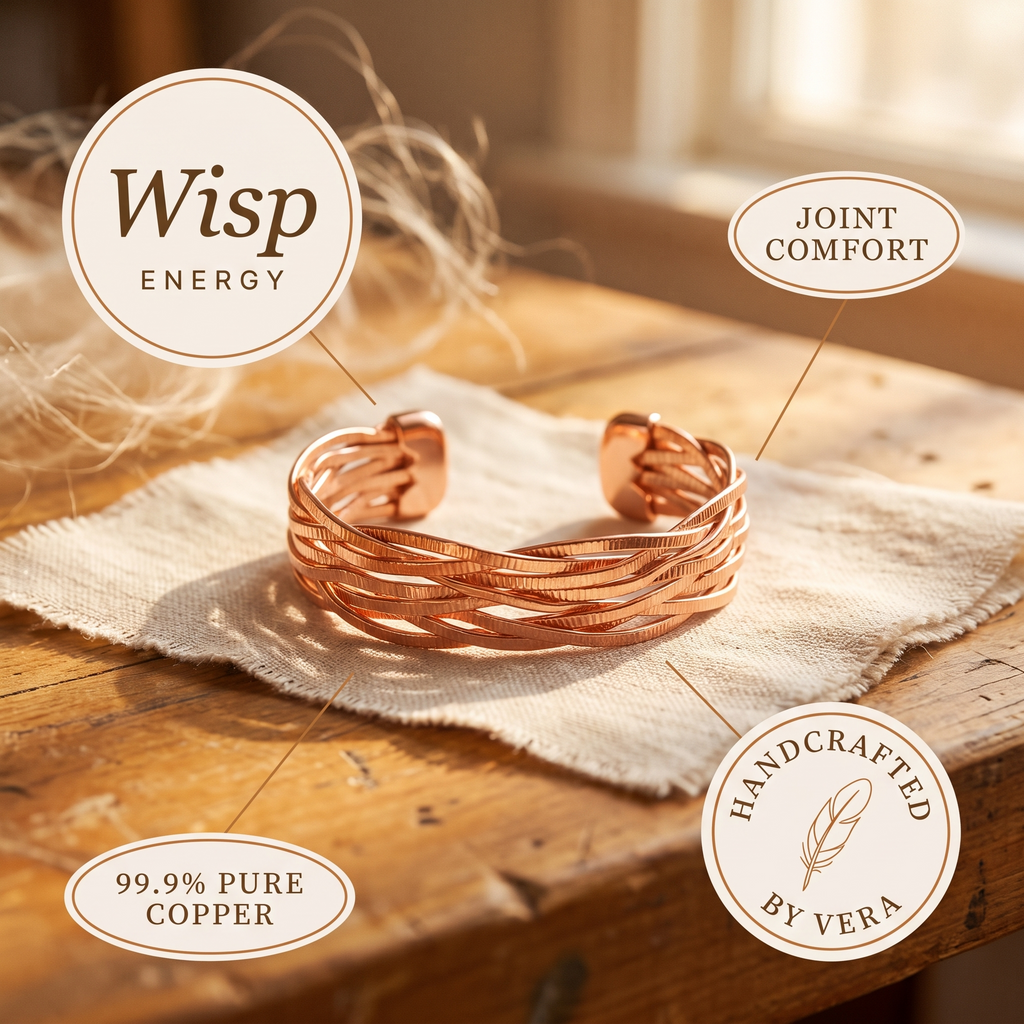 Vera's Wisp Copper Bracelet