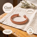 Vera's Gust Copper Bracelet