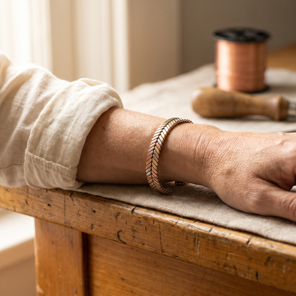 Vera's Copse Copper Bracelet