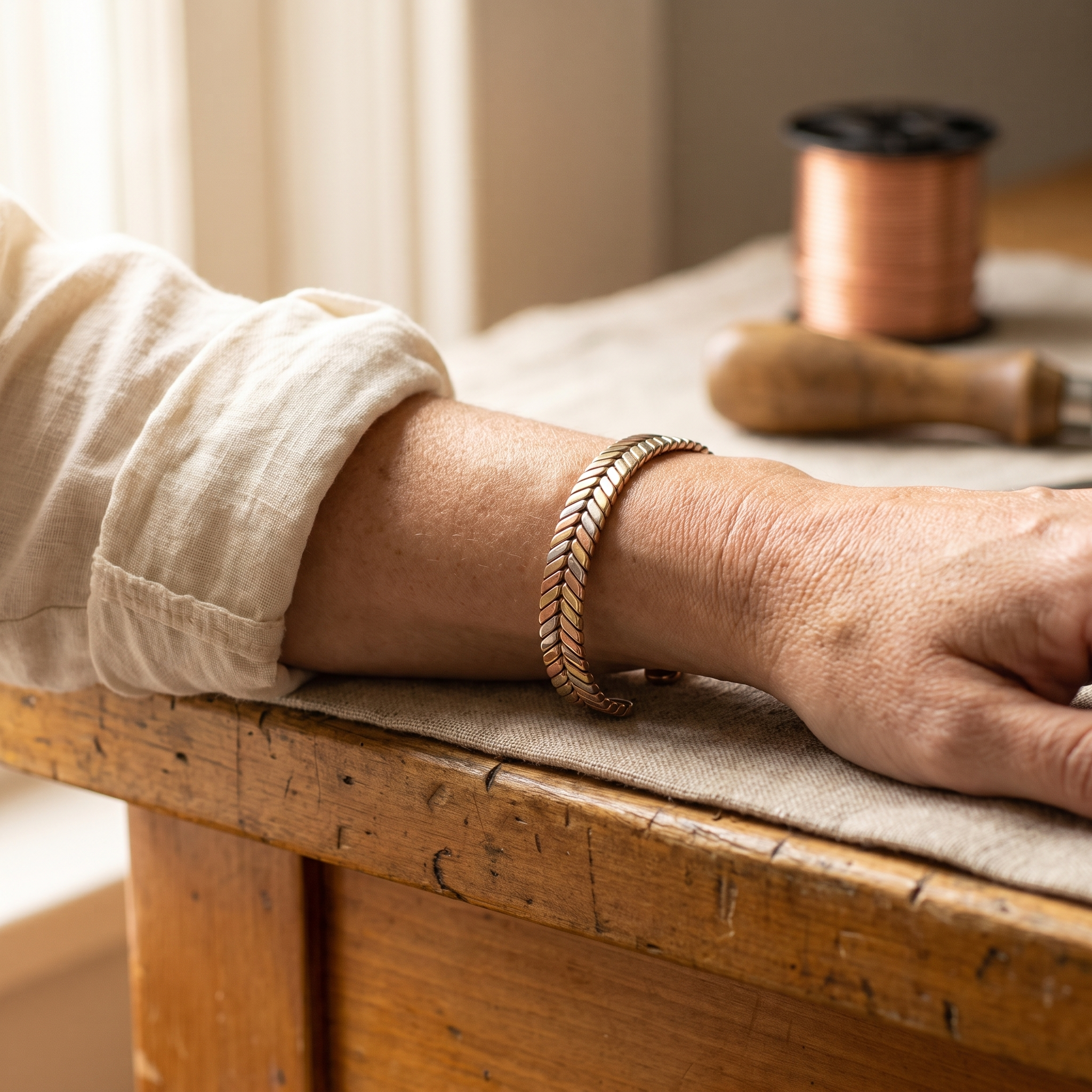 Vera's Copse Copper Bracelet