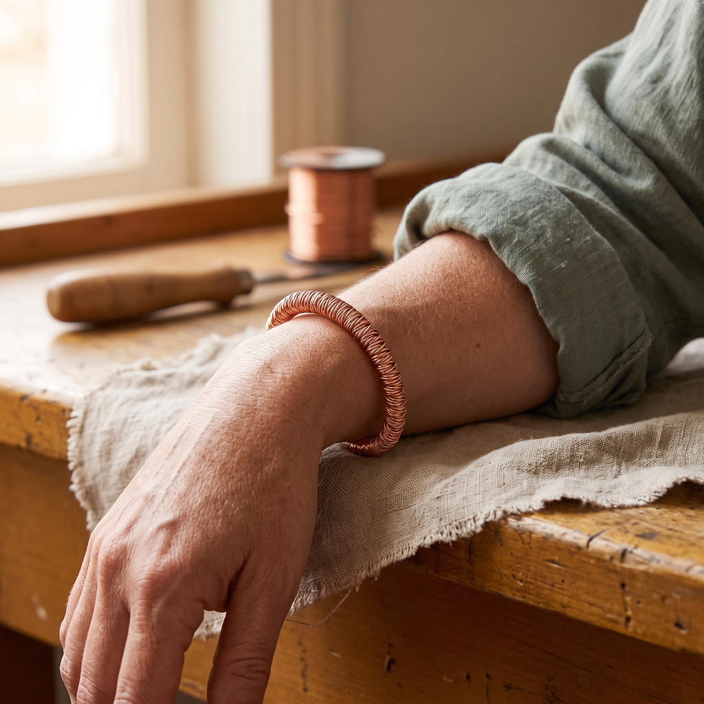 Vera's Fjord Copper Cuff