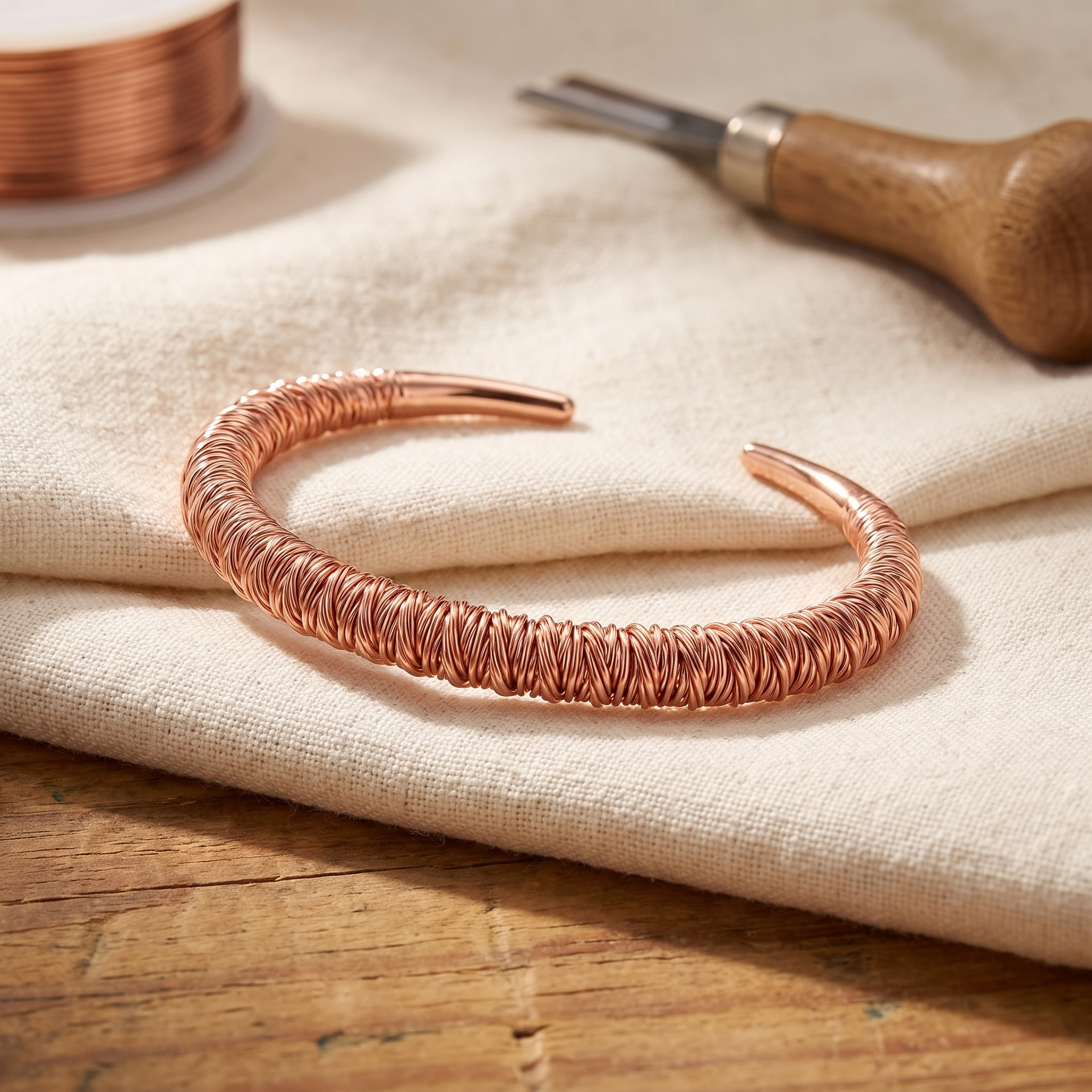 Vera's Fjord Copper Cuff