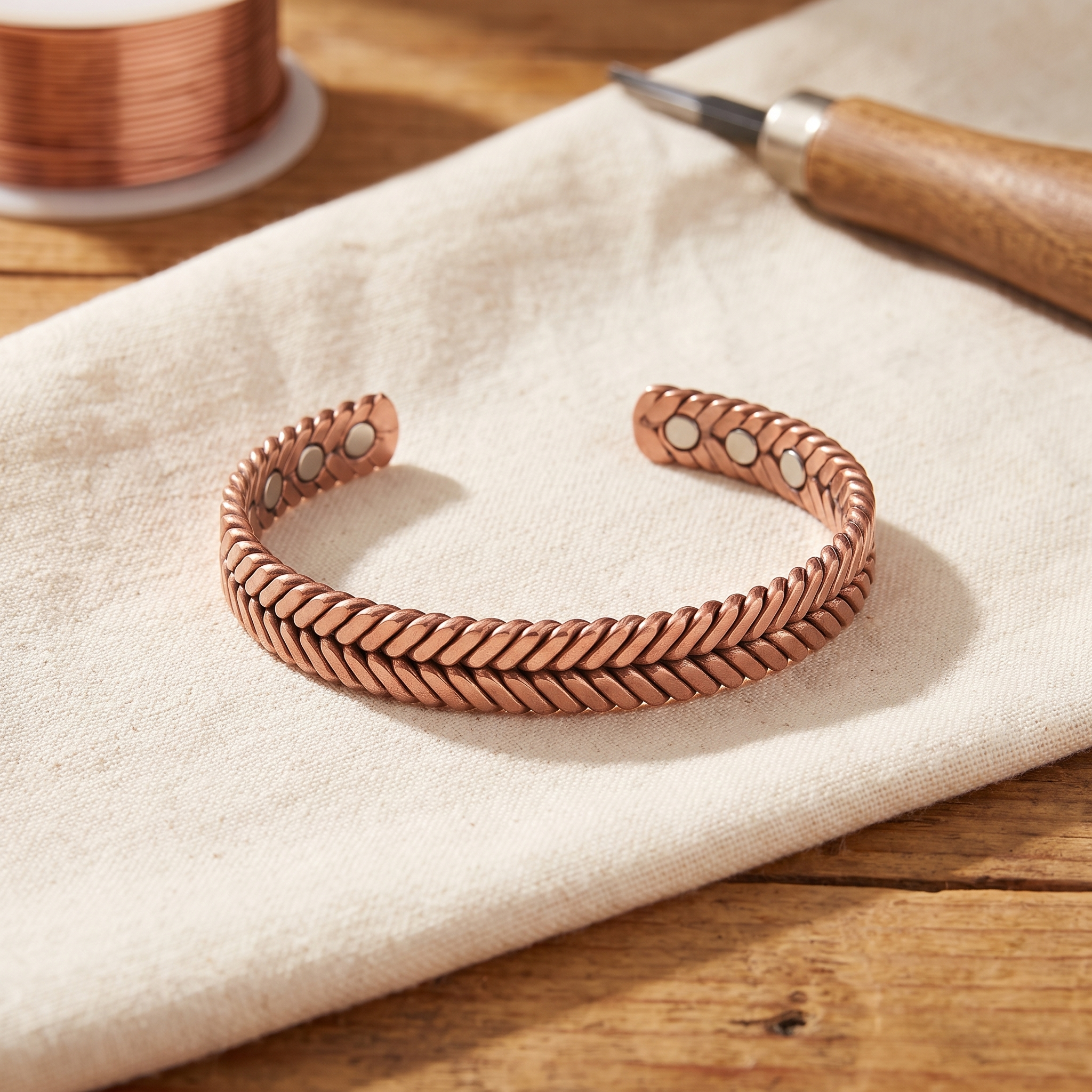 Vera's Furze Copper Bracelet