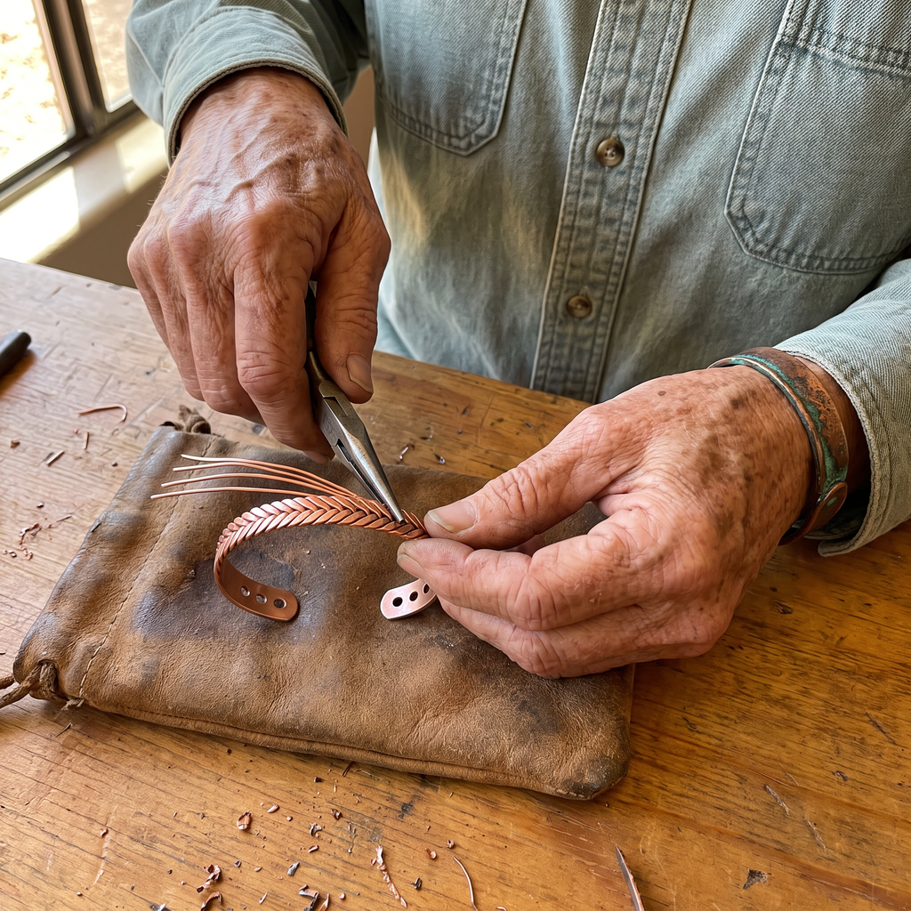 Vera's Furze Copper Bracelet