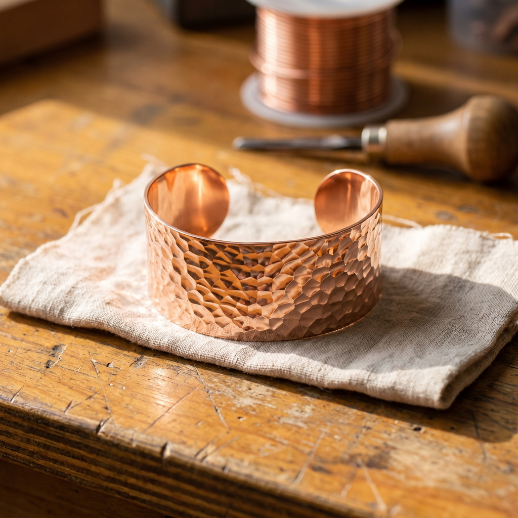 Vera's Forge Copper Bracelet