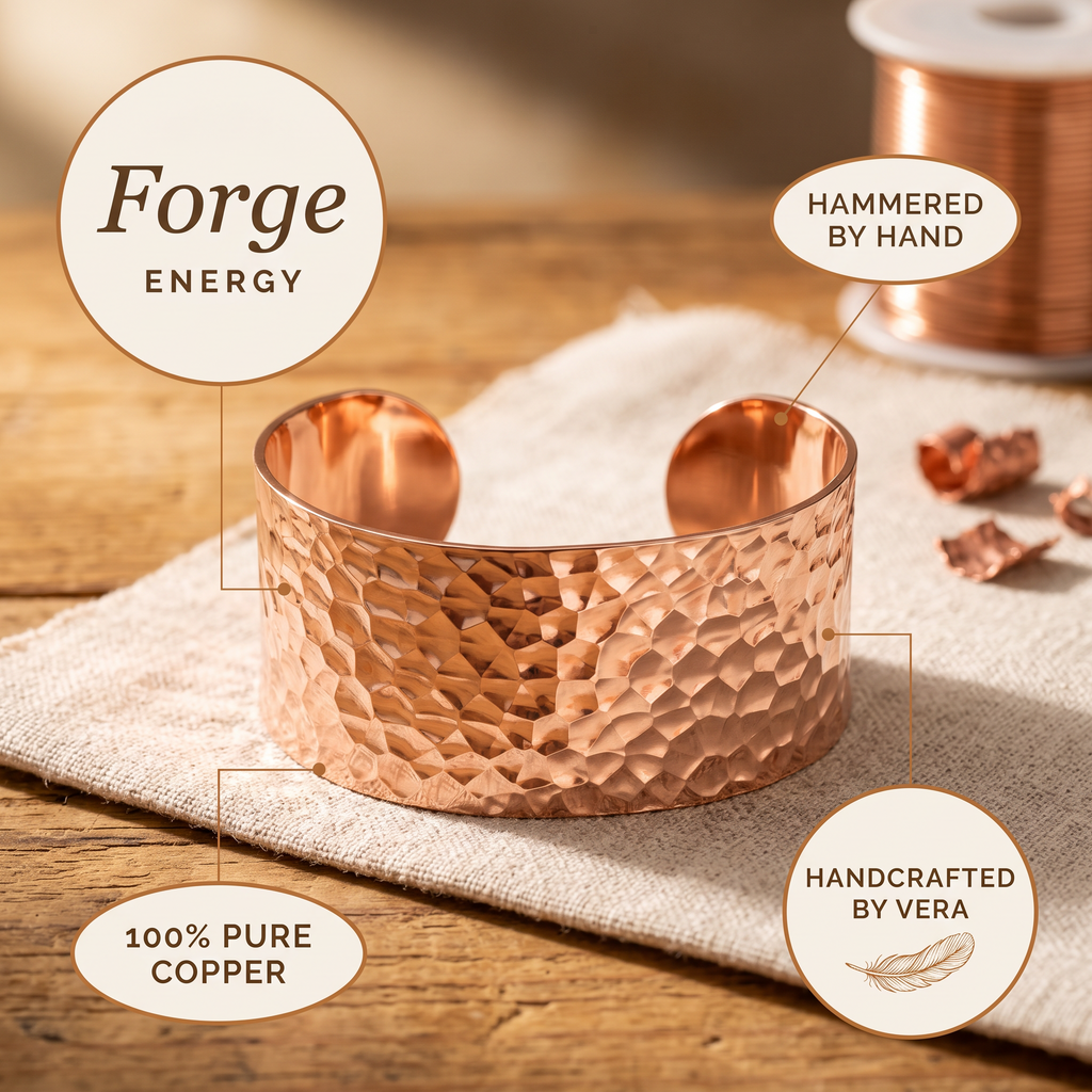 Vera's Forge Copper Bracelet