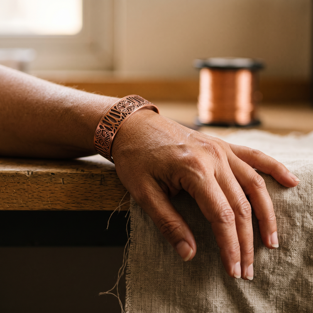 Vera's Vine Copper Bracelet