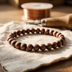 Vera's Bark Copper Bracelet