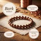Vera's Bark Copper Bracelet