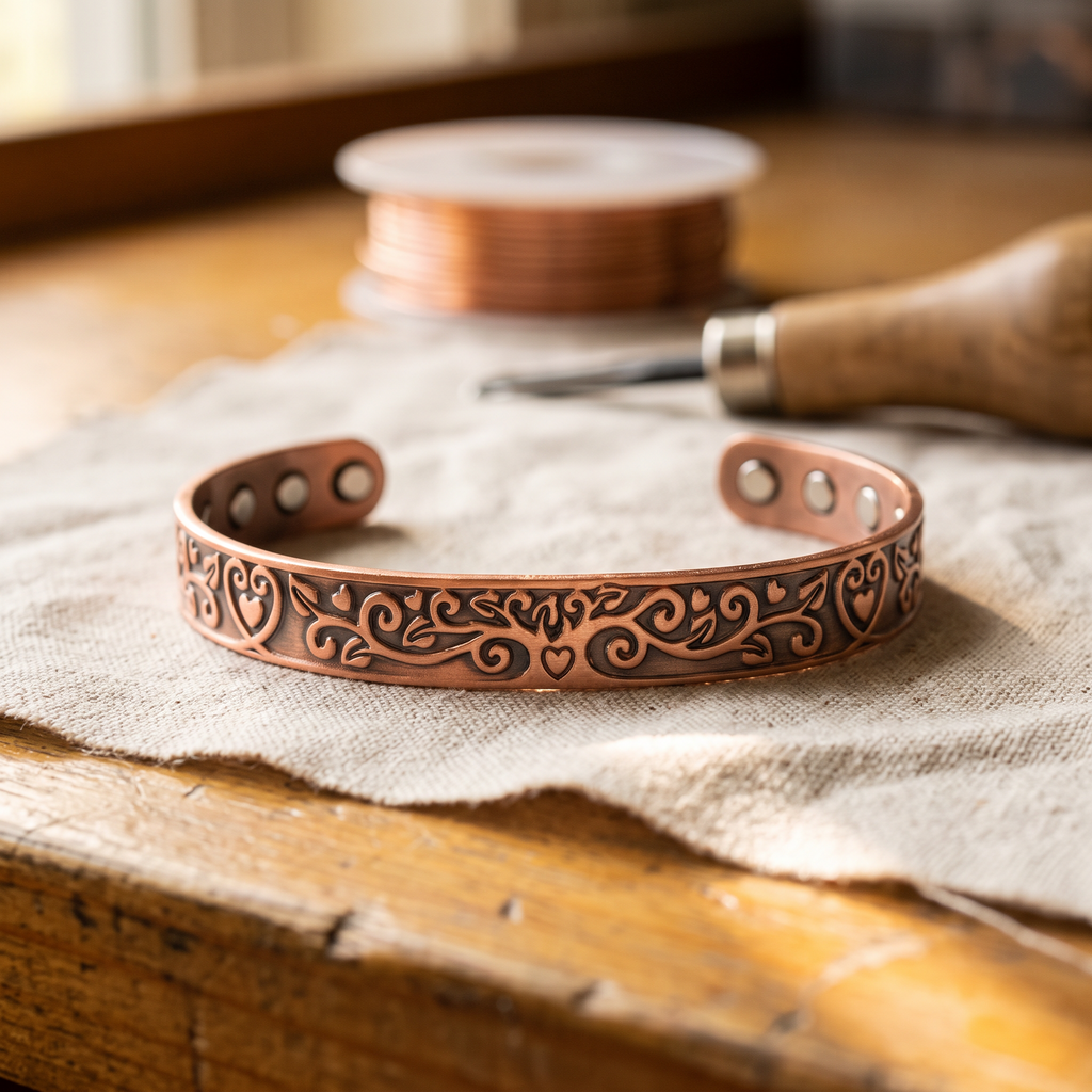 Vera's Tide Copper Bracelet