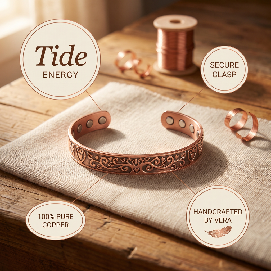 Vera's Tide Copper Bracelet