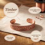 Vera's Timber Copper Bracelet
