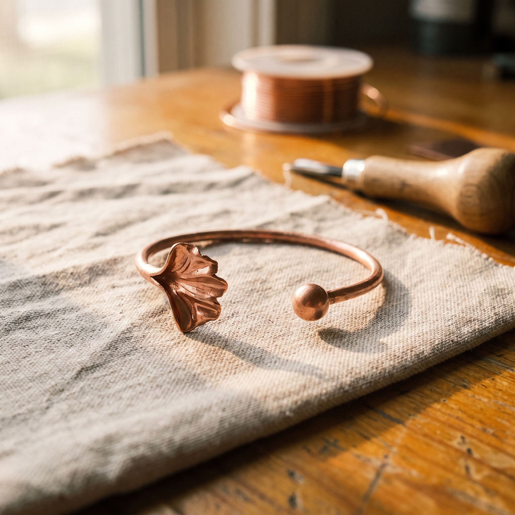 Vera's Bloom Copper Bracelet