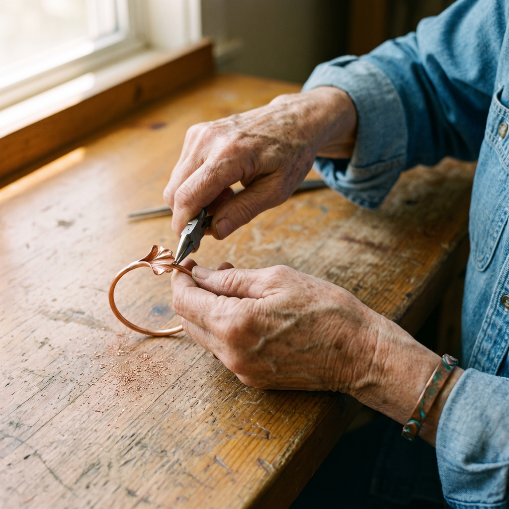 Vera's Bloom Copper Bracelet
