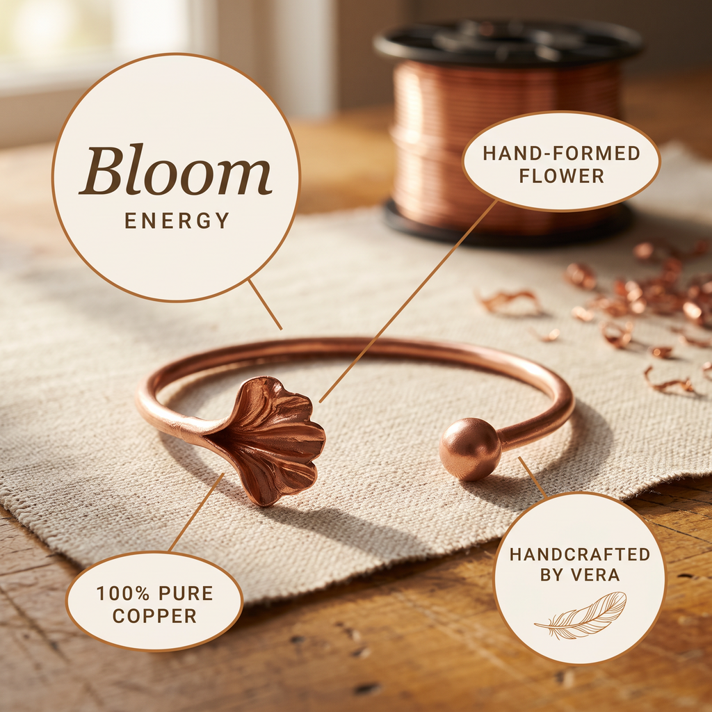 Vera's Bloom Copper Bracelet