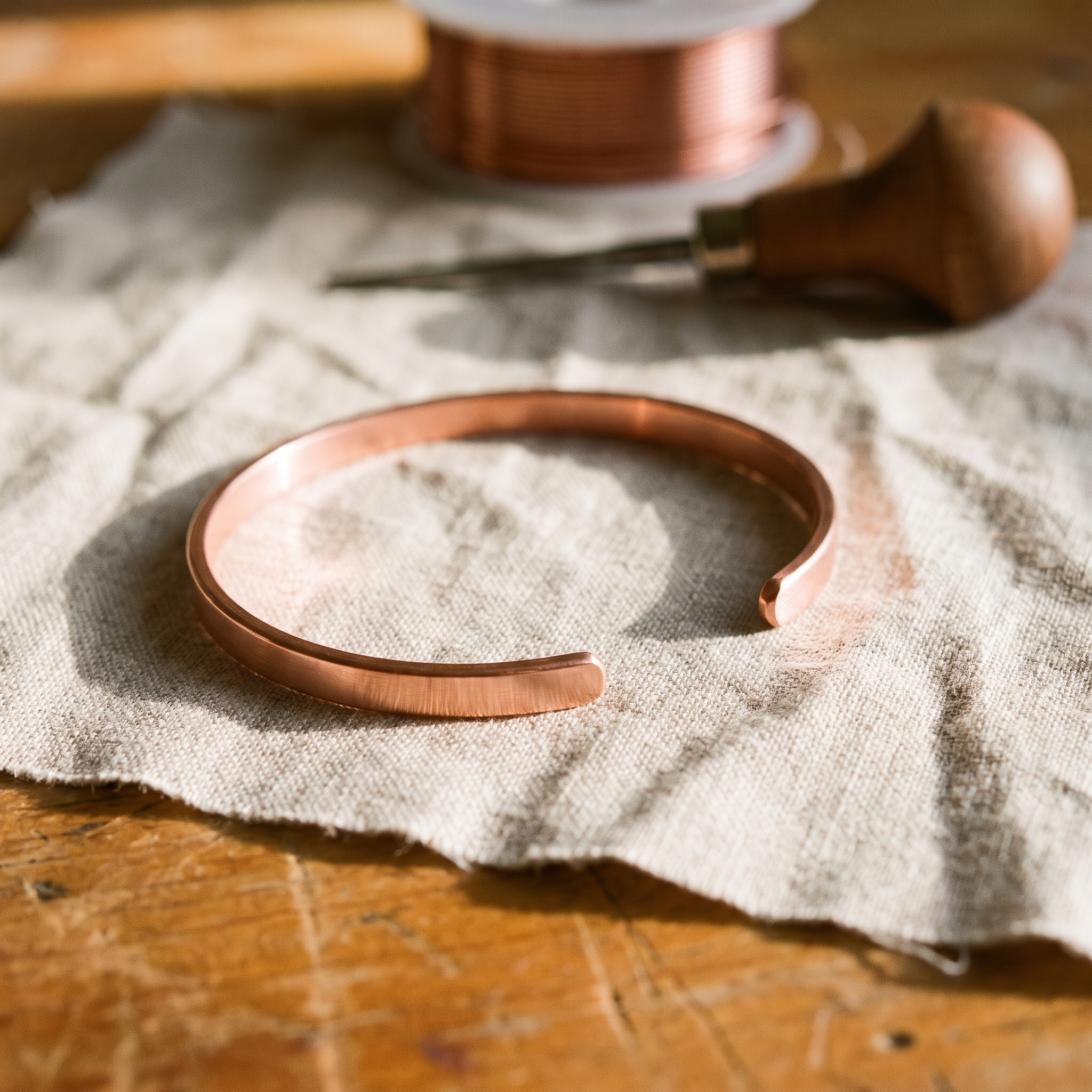 Vera's River Copper Bracelet