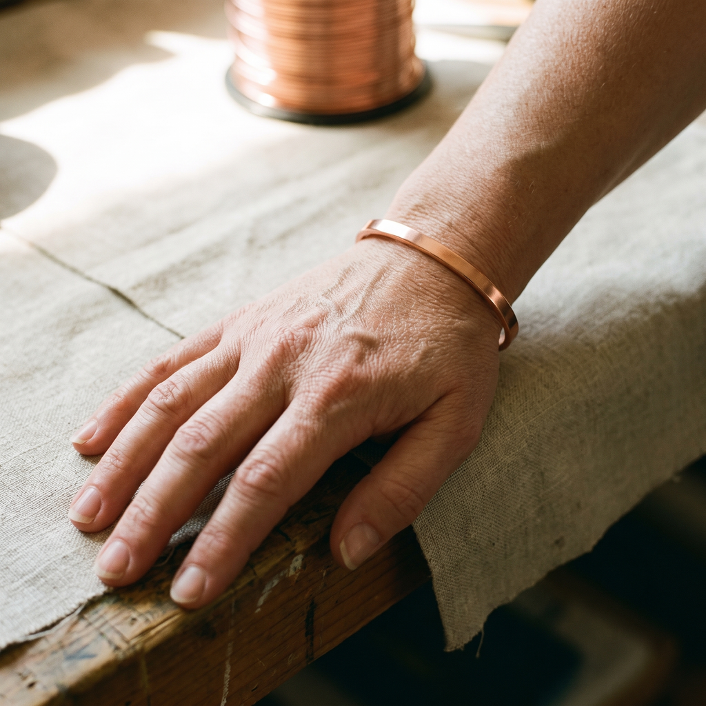 Vera's River Copper Bracelet