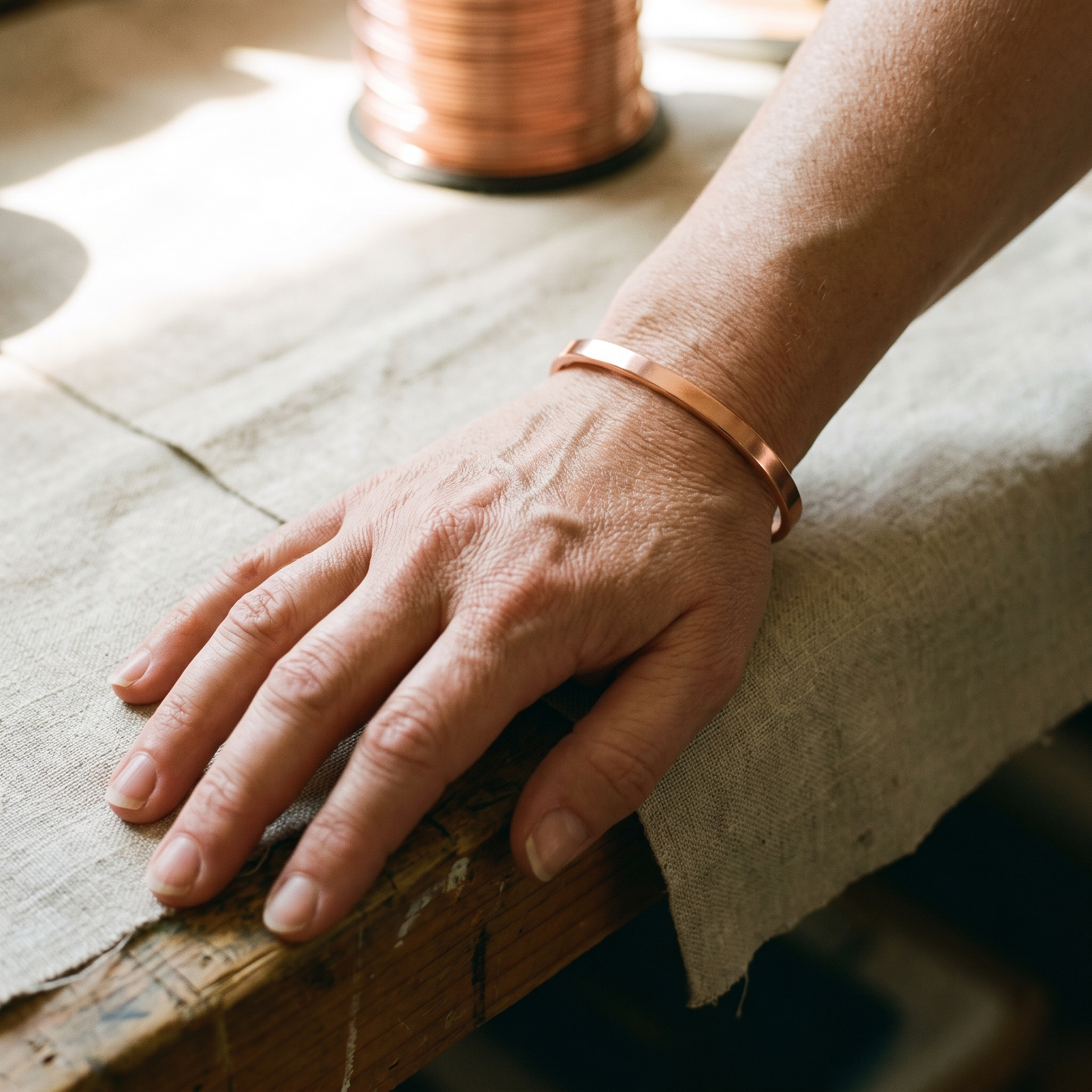 Vera's River Copper Bracelet