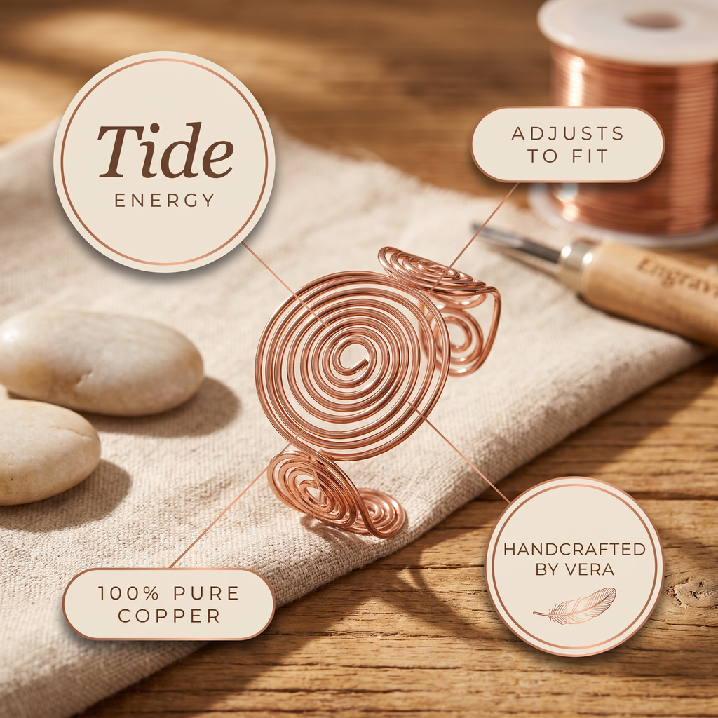 Vera's Tide Copper Bracelet